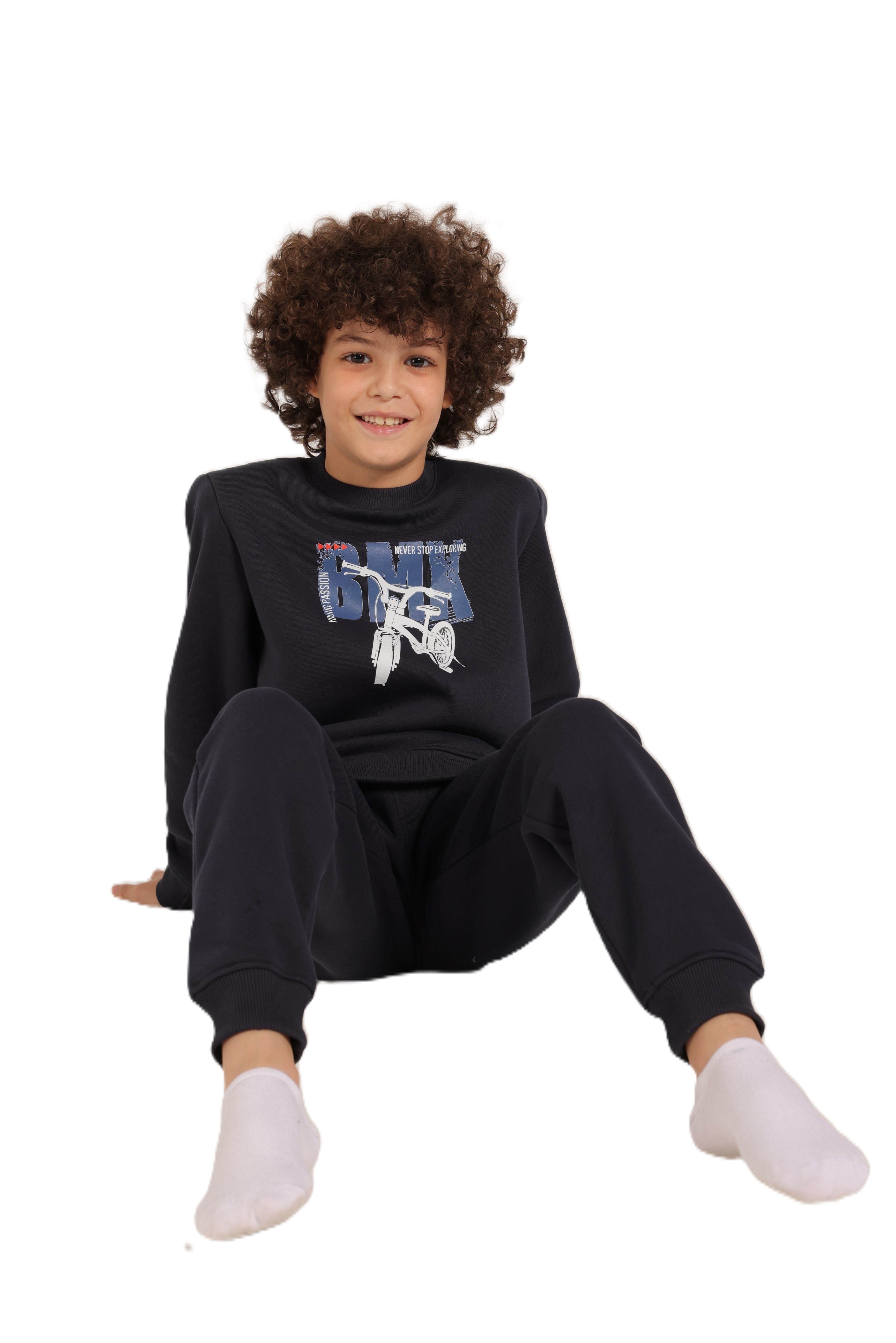 Boys Tracksuit – Graphic Sweatshirt & Joggers Set