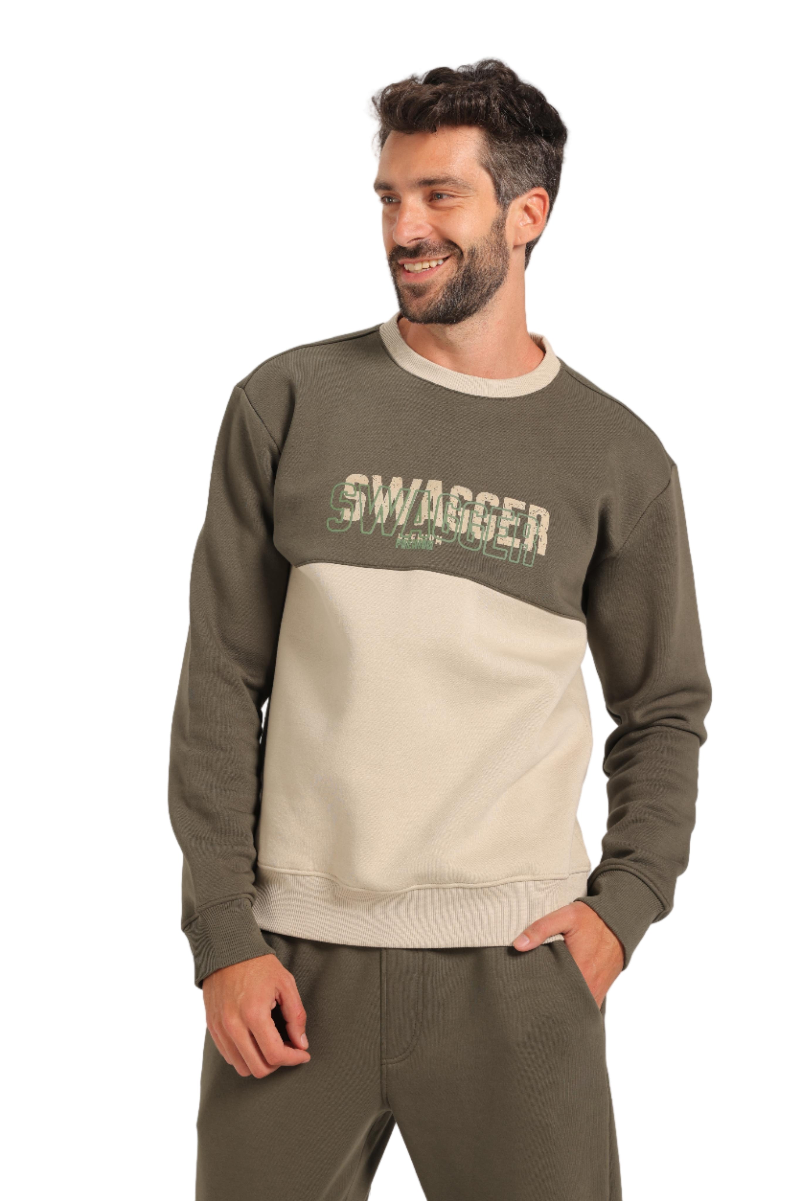Men’s Cotton Loungewear Set with SWAGG Back Print