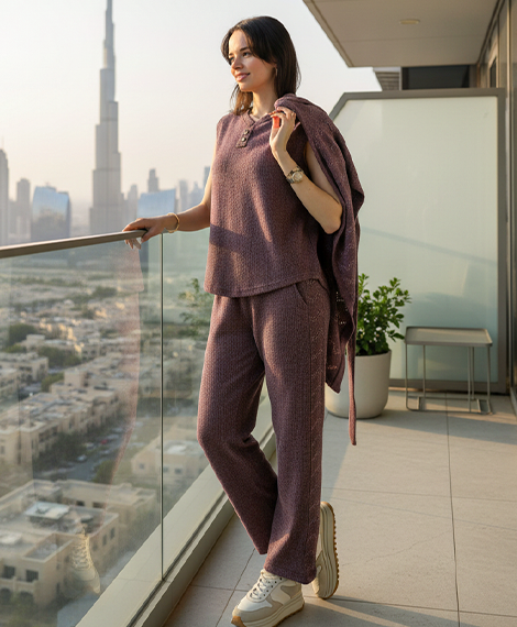 Purple Women's Pajama Set