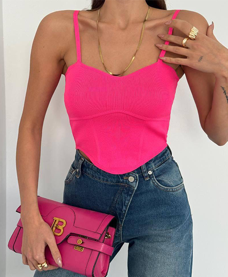 Womens Soft Ribbed Knit Tank Top - Fitted, Active, And Comfortable For Everyday Wear - Fusia