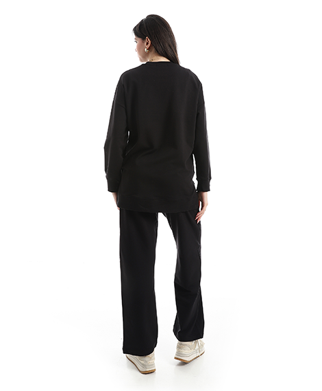 Women’s Essential Oversized Sweatshirt & Wide-Leg Pants Set