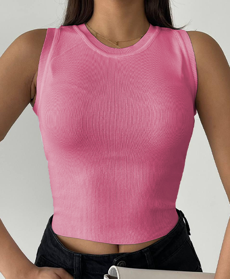 Womens Soft Cotton T-Shirt - Perfect For Everyday Wear - Fusia