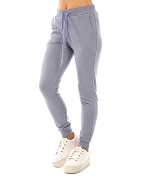 Joggy - j5887 Womens Casual Tracksuit Pants - Light grey