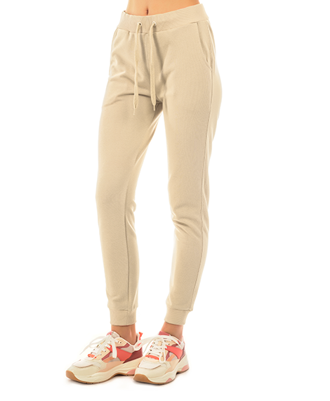 Joggy - j5887 Womens Casual Tracksuit Pants - Stone