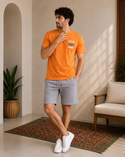 Men's Summer Melton Pajama Set