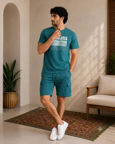 Men's 2-Piece Summer Loungewear Set