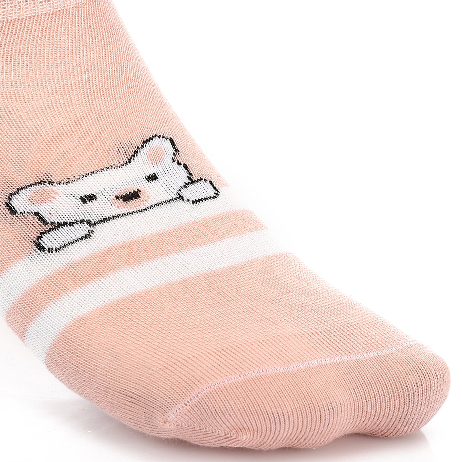 Womens No Show Socks With Drawings - Kashmir