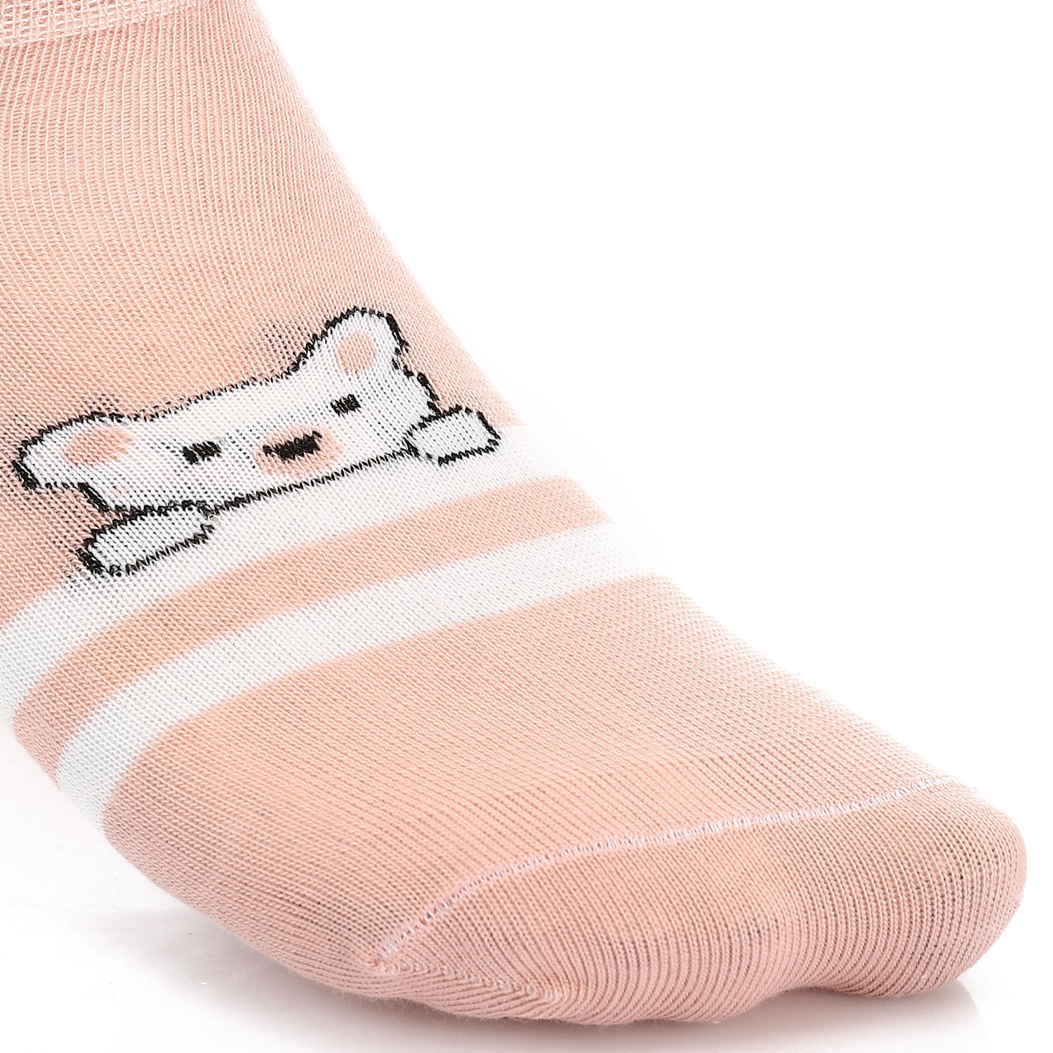 Womens No Show Socks With Drawings - Kashmir