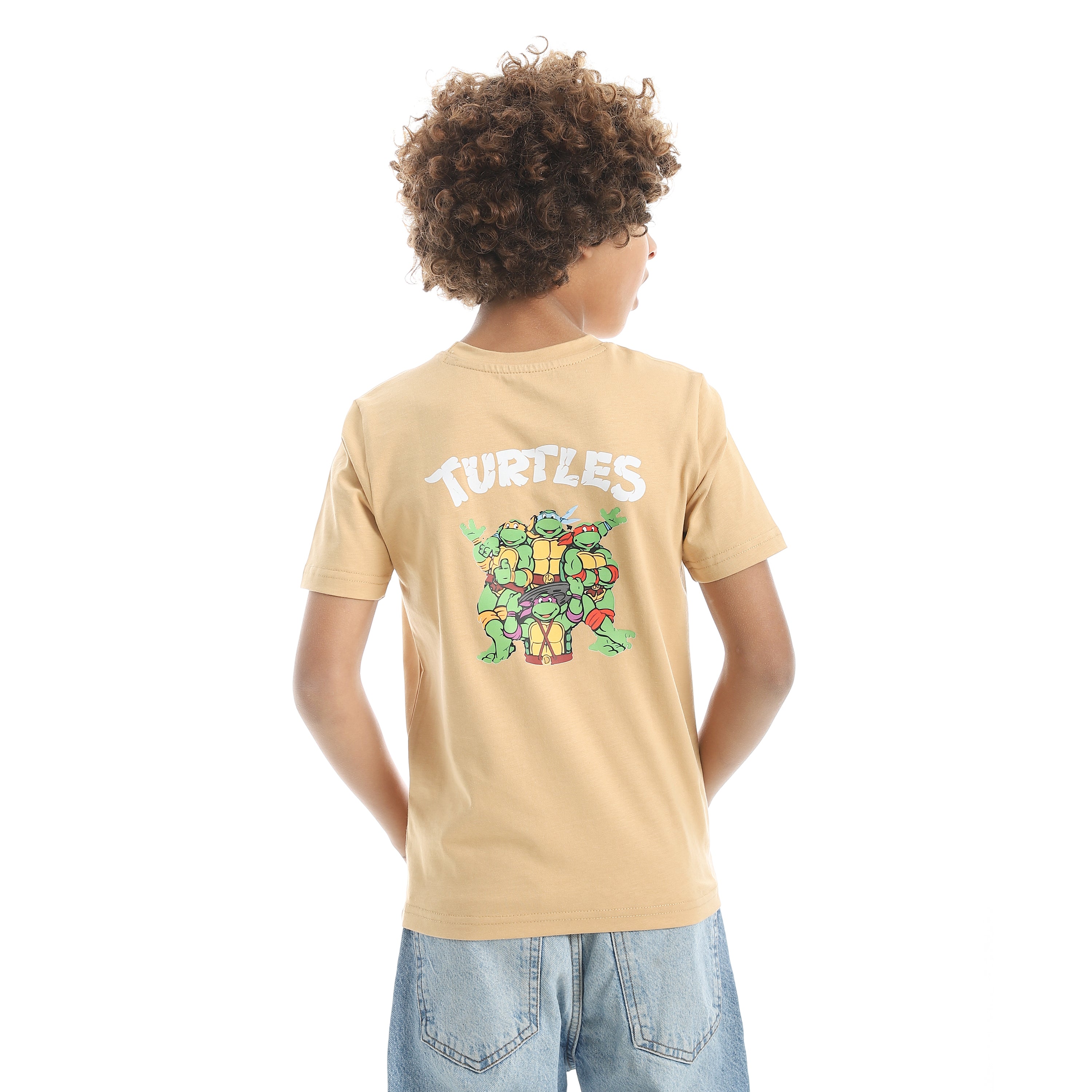 Turtles Red Cotton T-Shirt