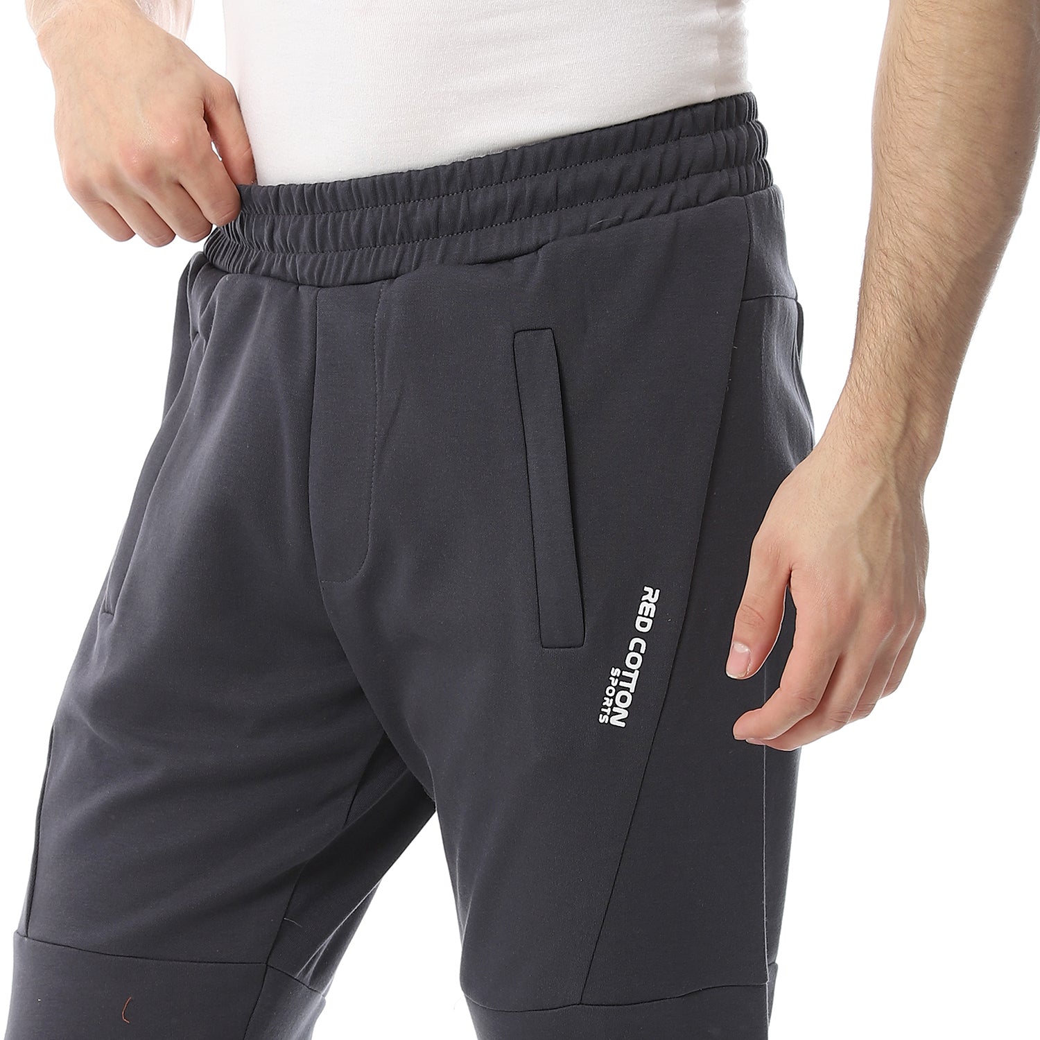 Plain Mens Sweatpants - Comfortable and Versatile Loungewear - Dark Grey