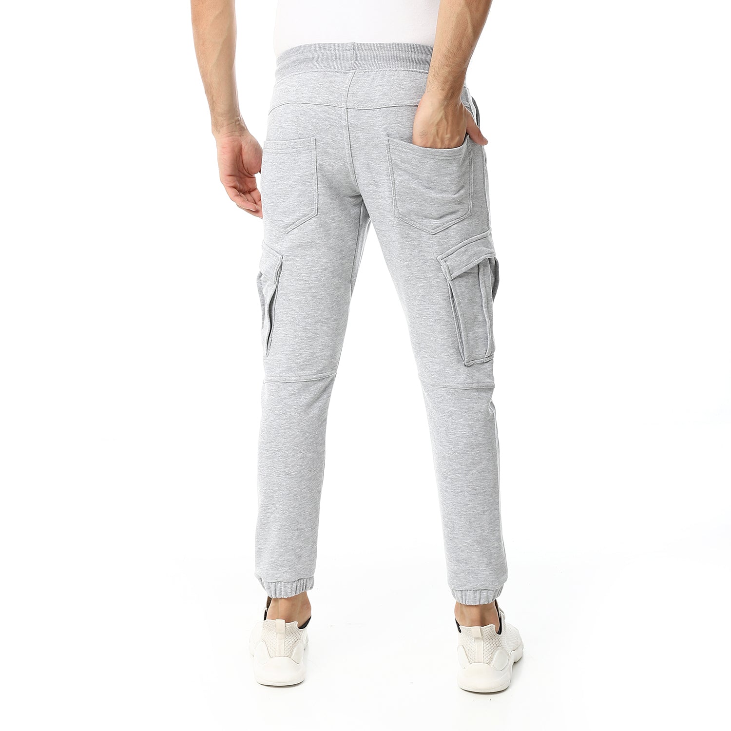 Plain Mens Sweatpants - Comfortable And Versatile Loungewear_ Gray