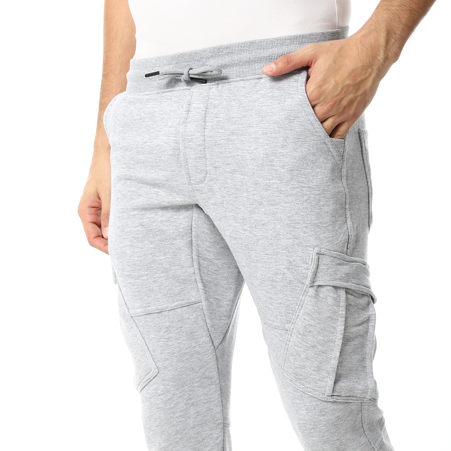 Plain Mens Sweatpants - Comfortable And Versatile Loungewear_ Gray