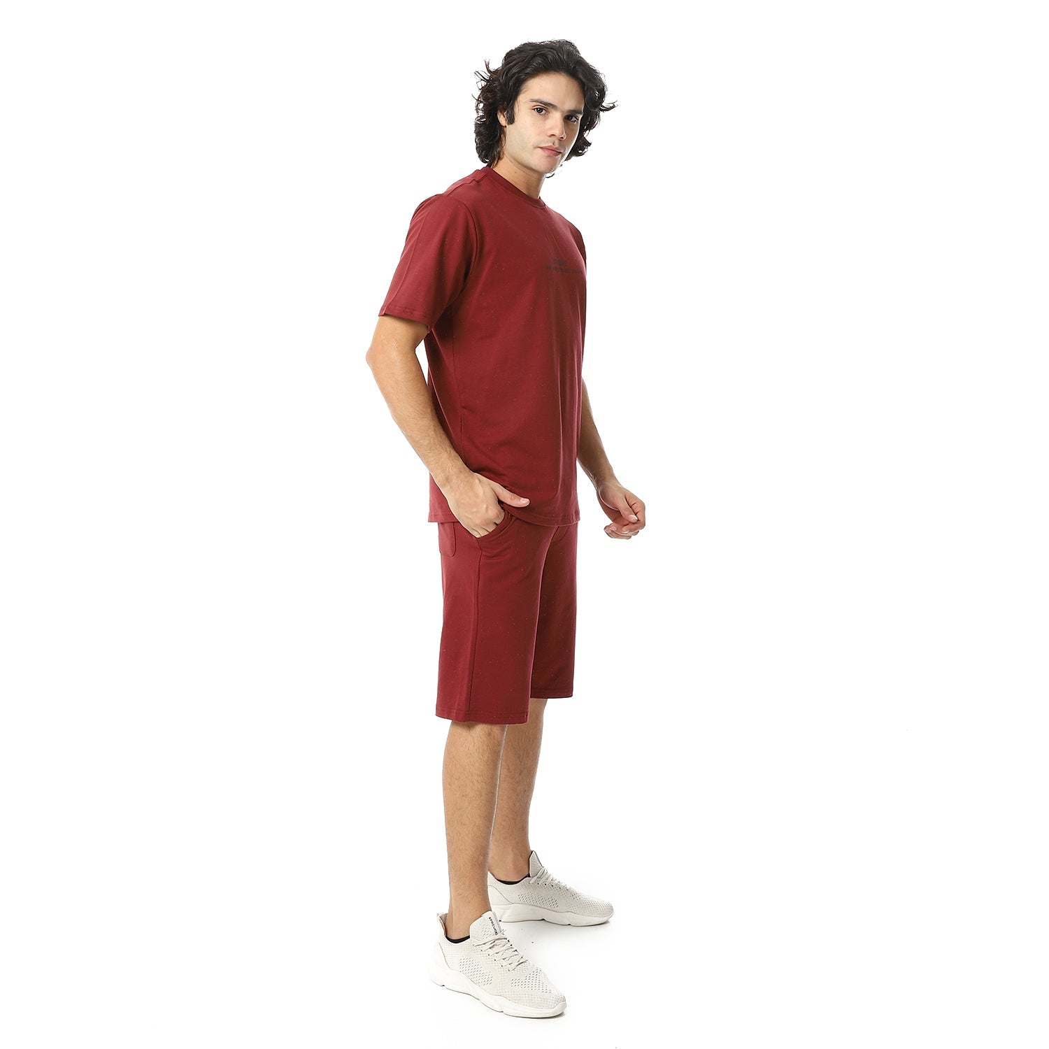 Mens pajama set - Dark Red