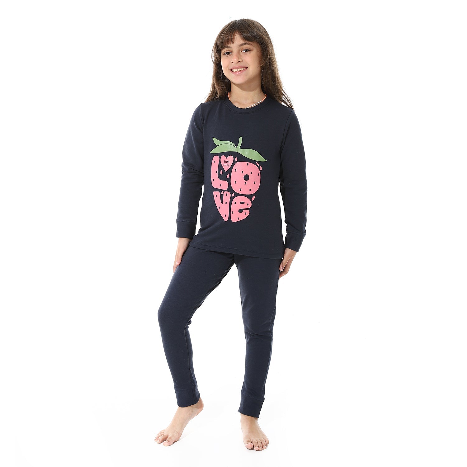 Girls Thermal Set Navy Cottonil UAE