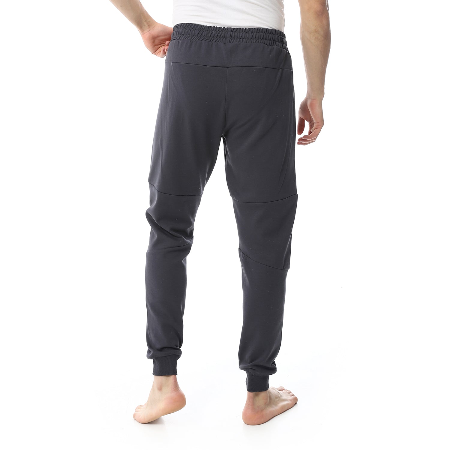 Plain Mens Sweatpants - Comfortable and Versatile Loungewear - Dark Grey