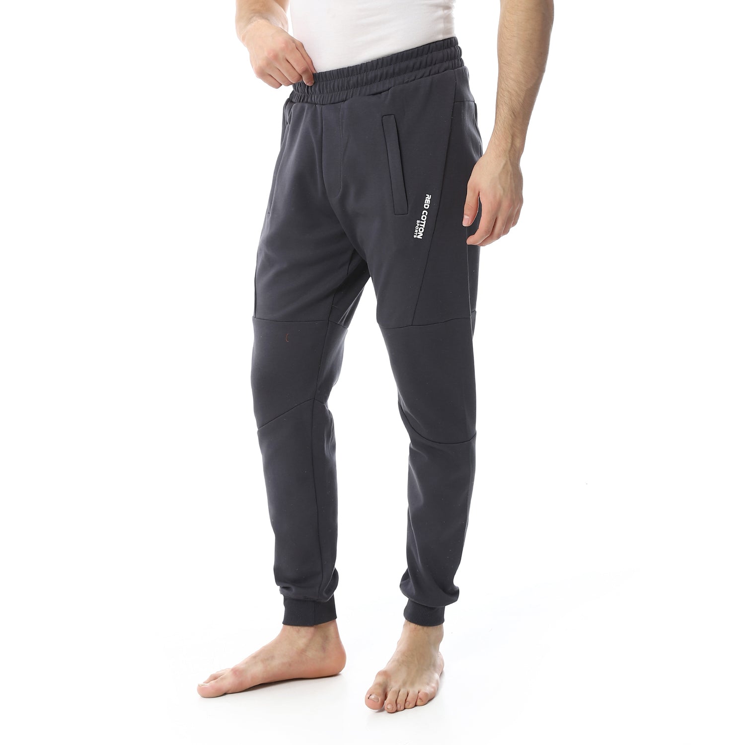Plain Mens Sweatpants - Comfortable and Versatile Loungewear - Dark Grey