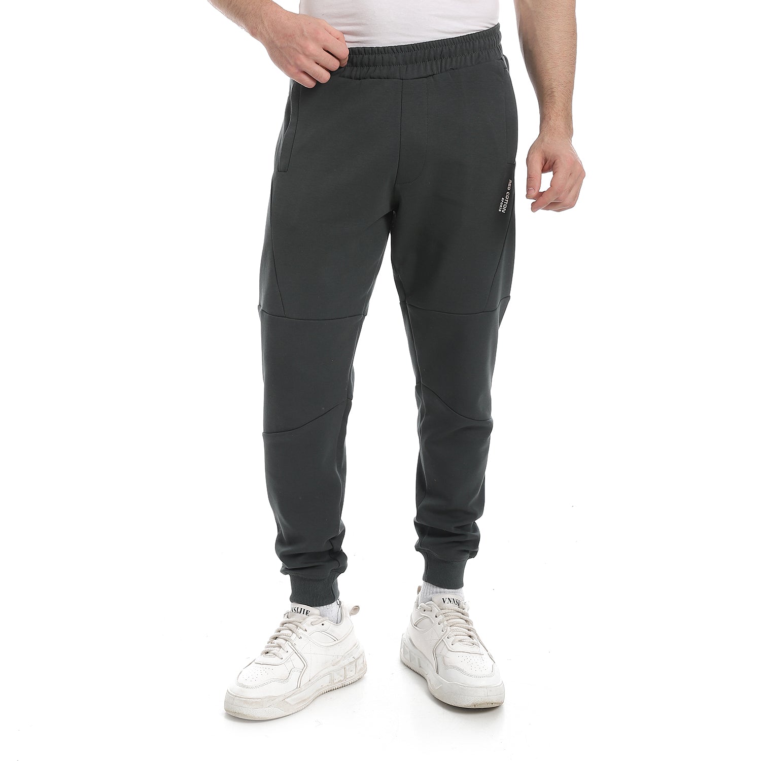 Plain Mens Sweatpants - Comfortable and Versatile Loungewear - Dark Green