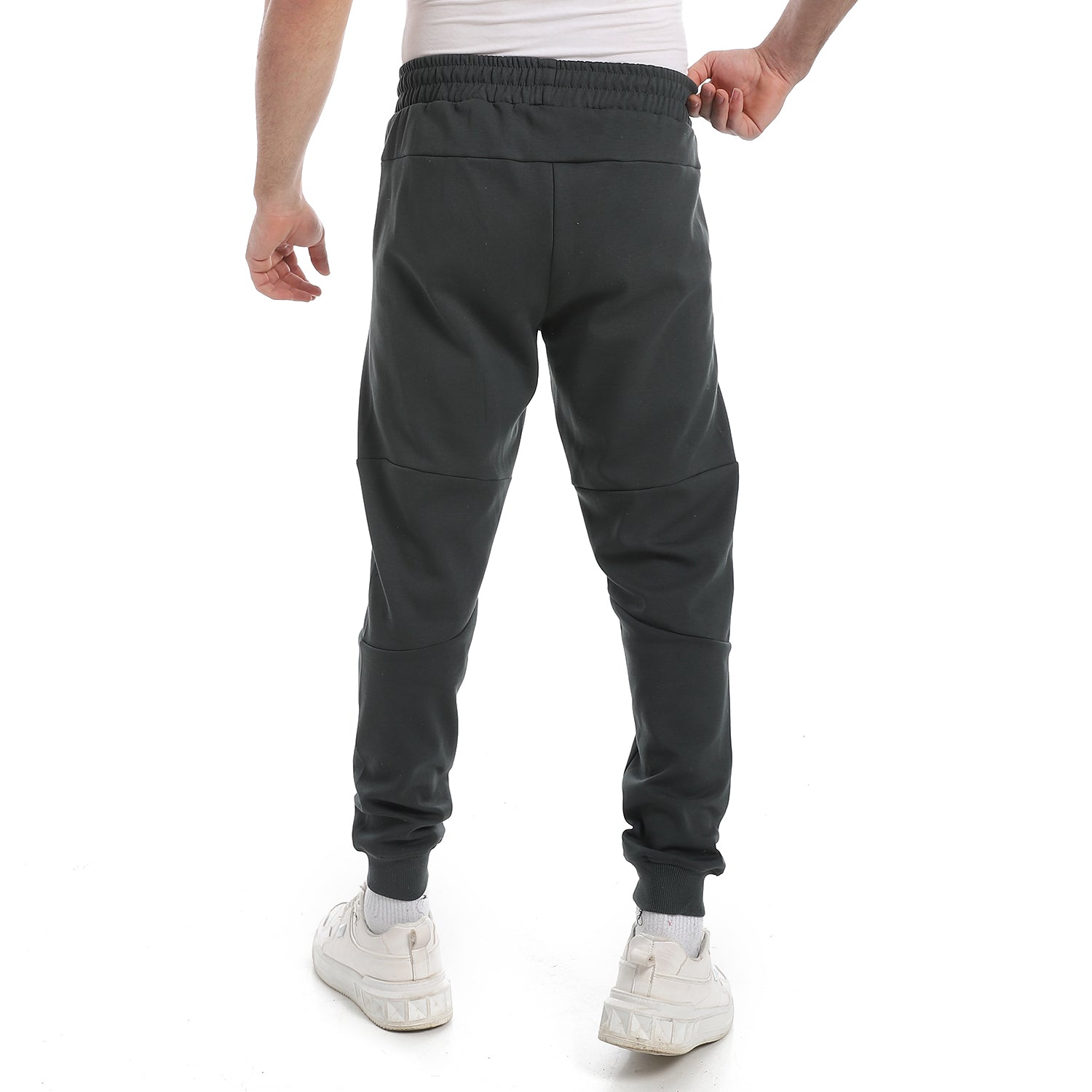 Plain Mens Sweatpants - Comfortable and Versatile Loungewear - Dark Green