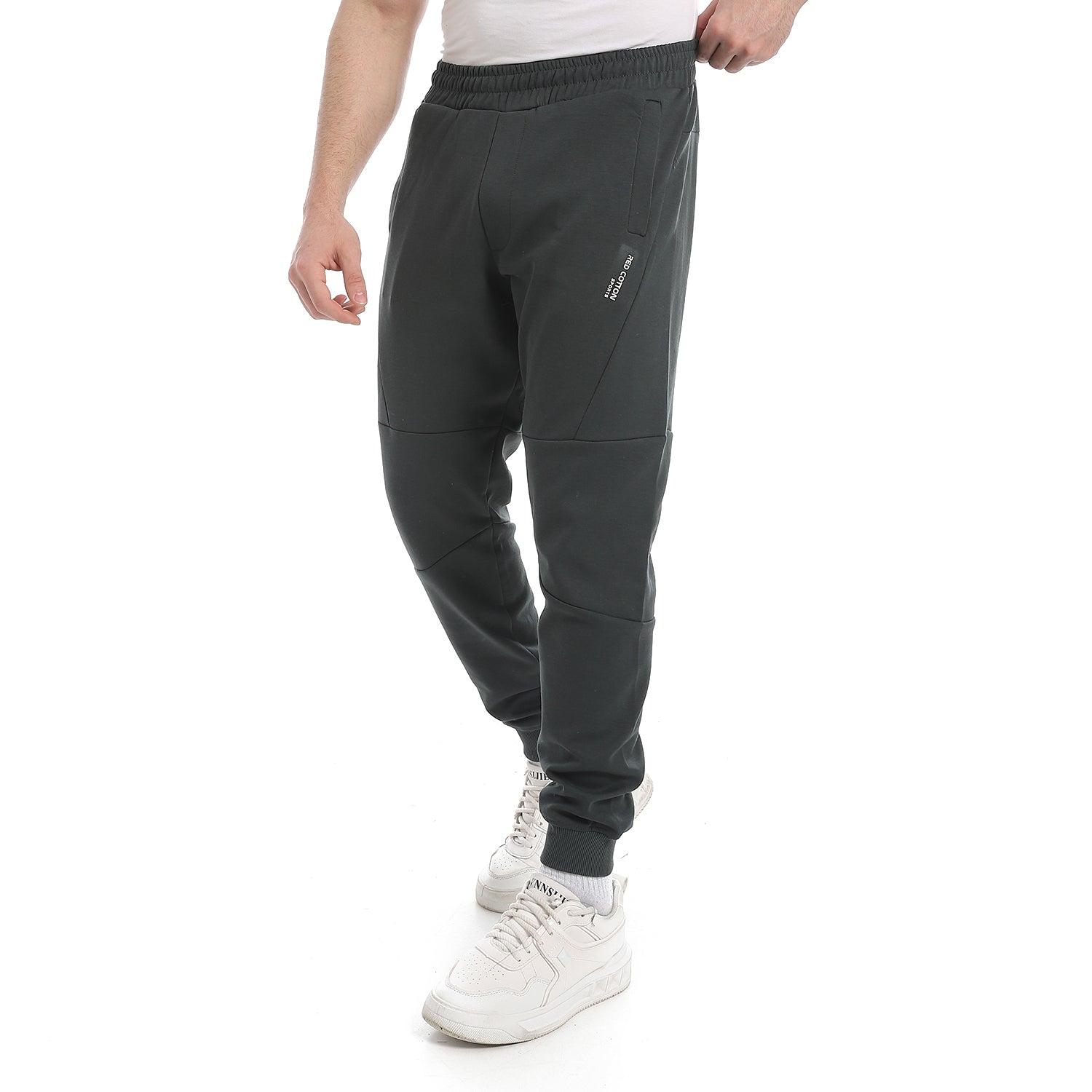 Plain Mens Sweatpants - Comfortable and Versatile Loungewear - Dark Green