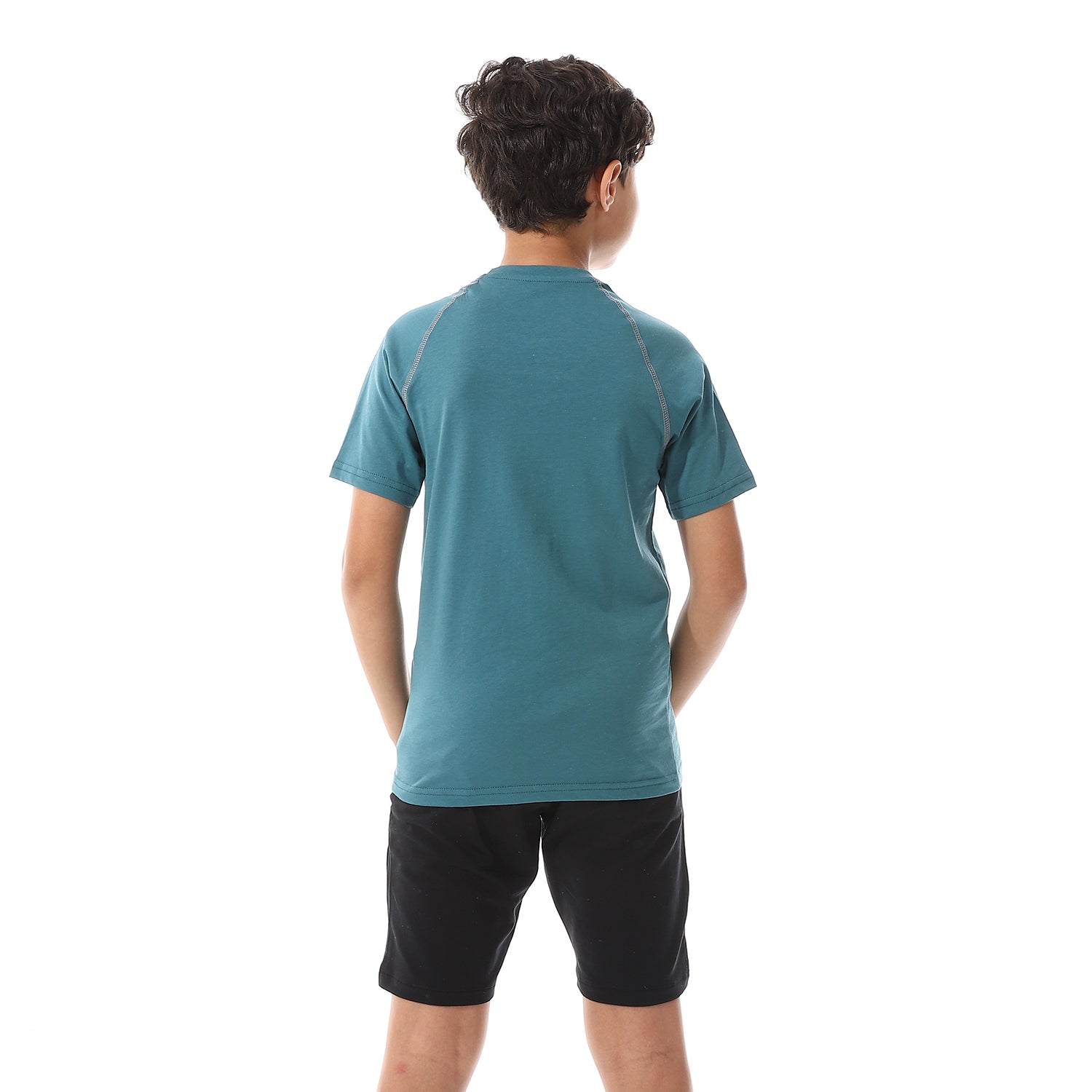 Summer Pajamas For Boys Shorts And Half Sleeves - Ganzari & Black
