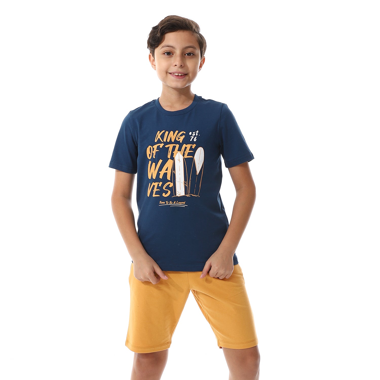 Boys Summer Pajama - Petroleum
