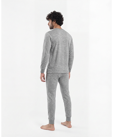 Cozy And Comfortable Thermal Set For Men Padded Inside - Chaniet