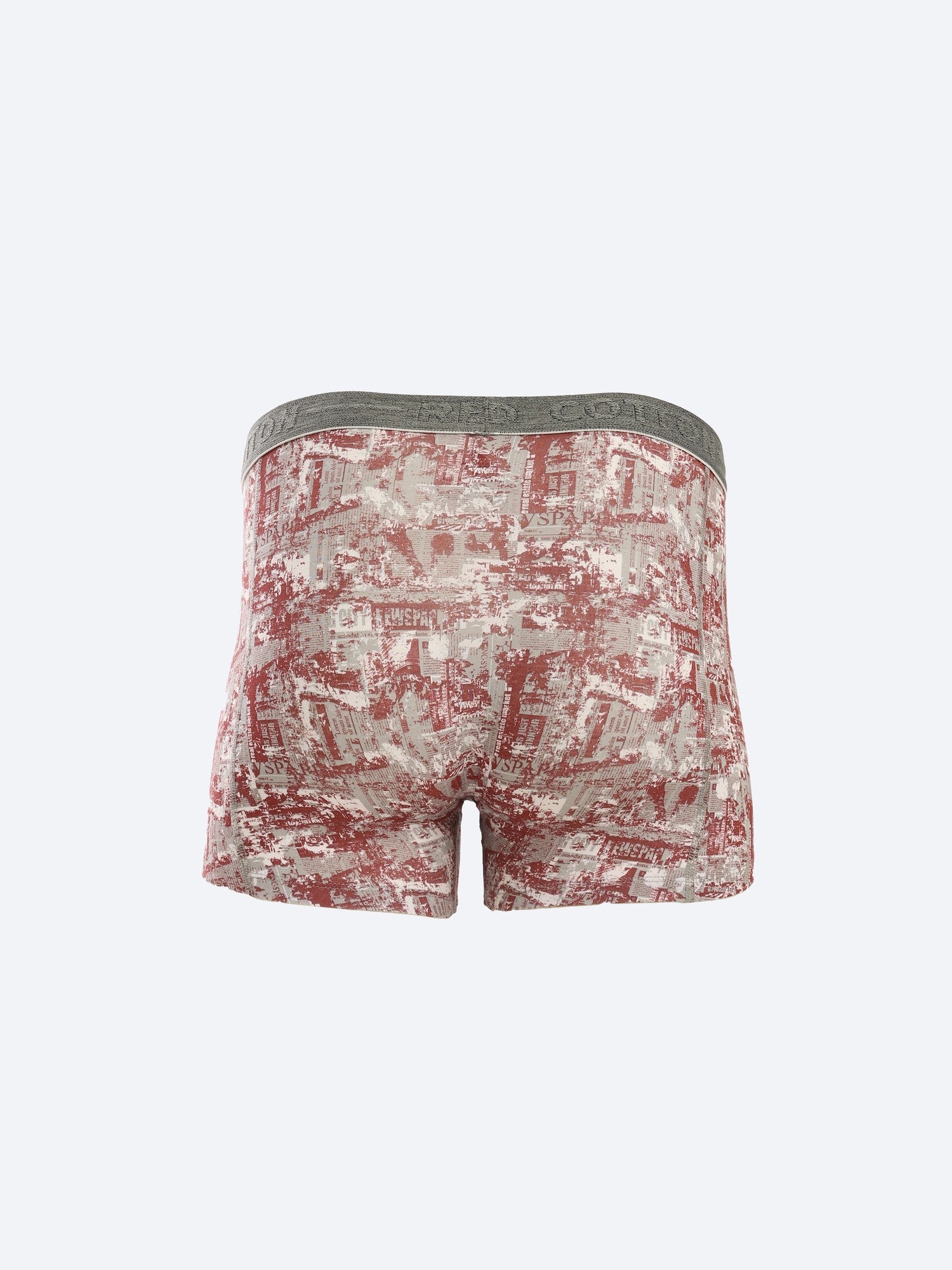 Printed Boxer For Men - Dark Red