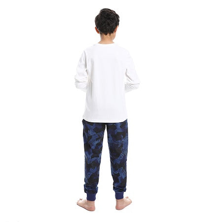 BoysSummer Pajamas, Comfy & Trendy Styles - Navy
