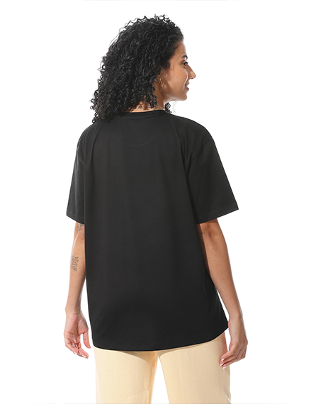 Women's Black "Rock Star" Graphic T-shirt