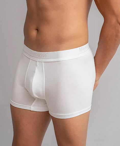 Boxer Mercerise White