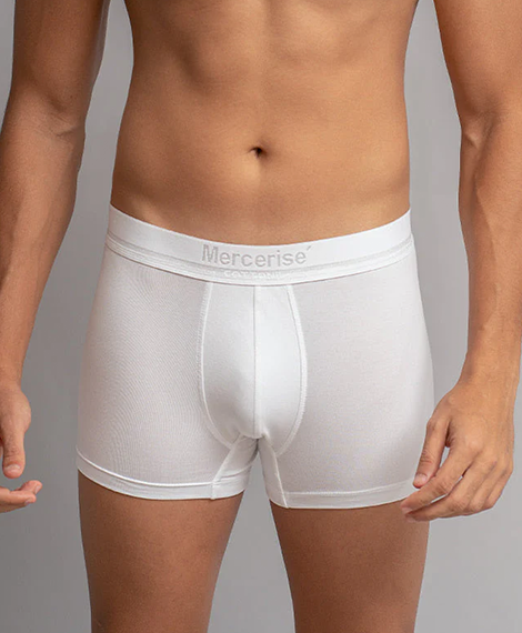 Boxer Mercerise White