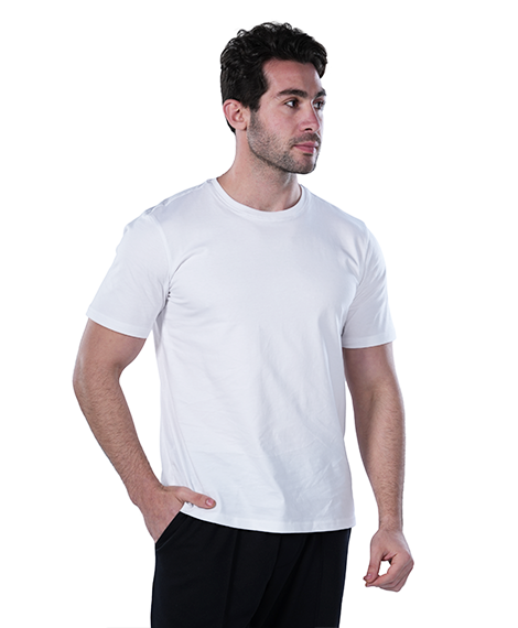 Men's Regular Fit Cotton T-Shirt - White