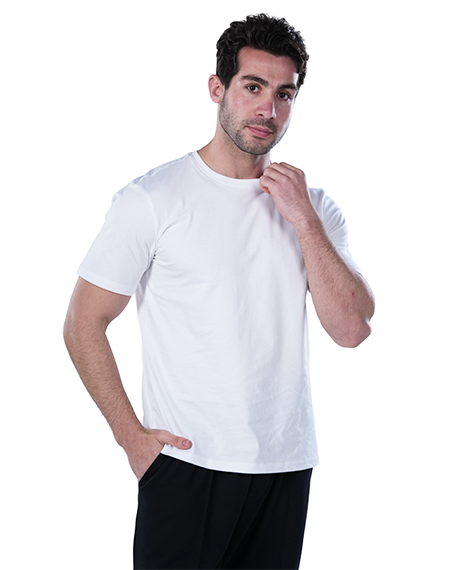 Men's Regular Fit Cotton T-Shirt - White