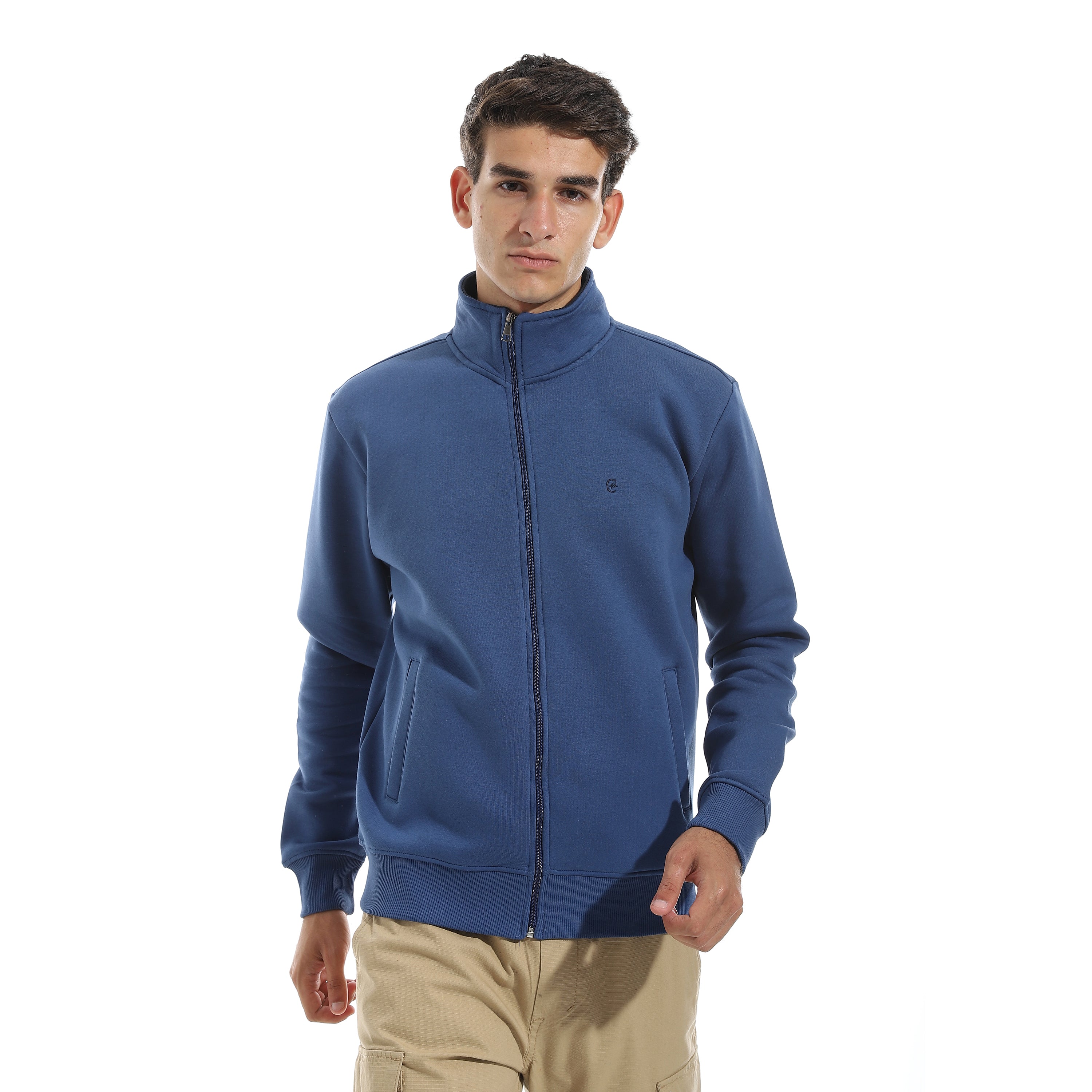Men’s Half-Zip High-Neck Sweatshirt