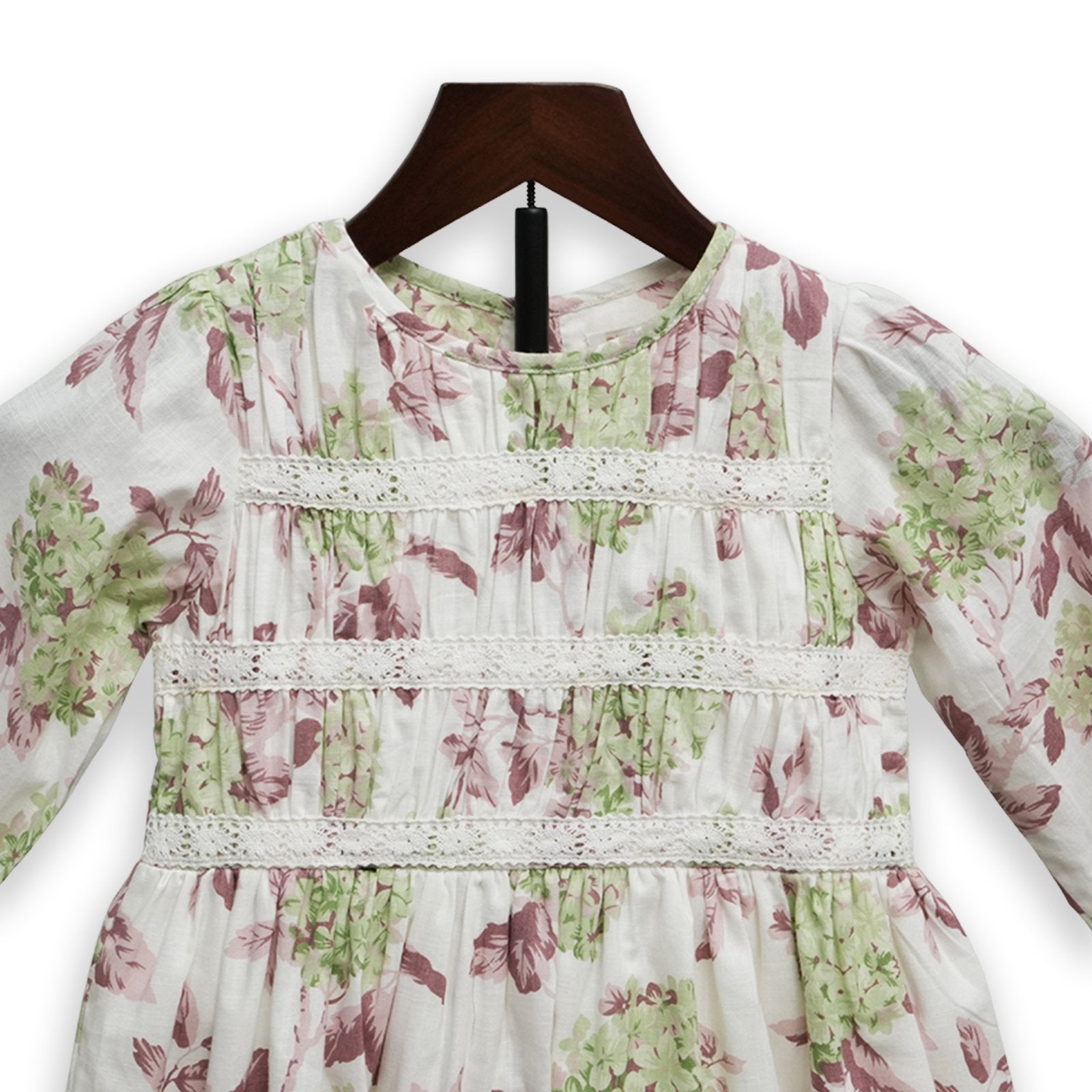 The 'Garden Party' Ruched Floral Dress