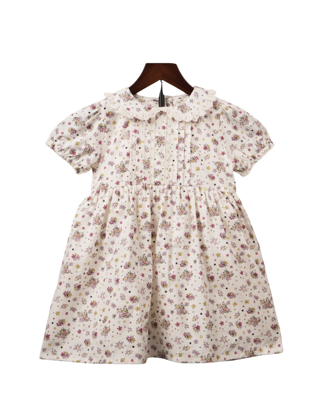Timeless Floral Peter Pan Collar Frock