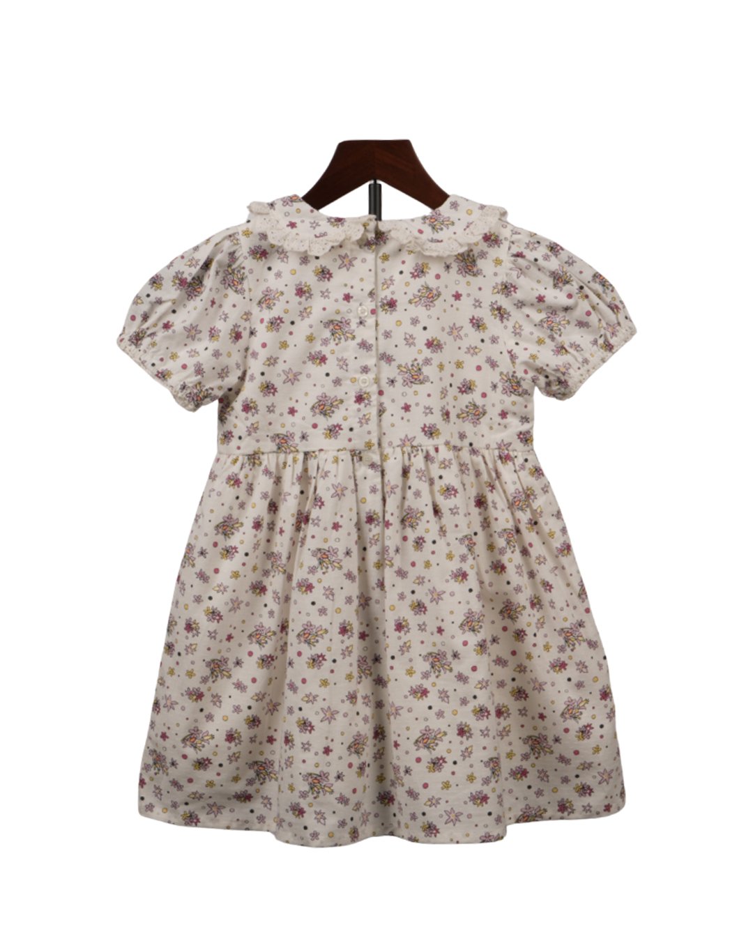 Timeless Floral Peter Pan Collar Frock