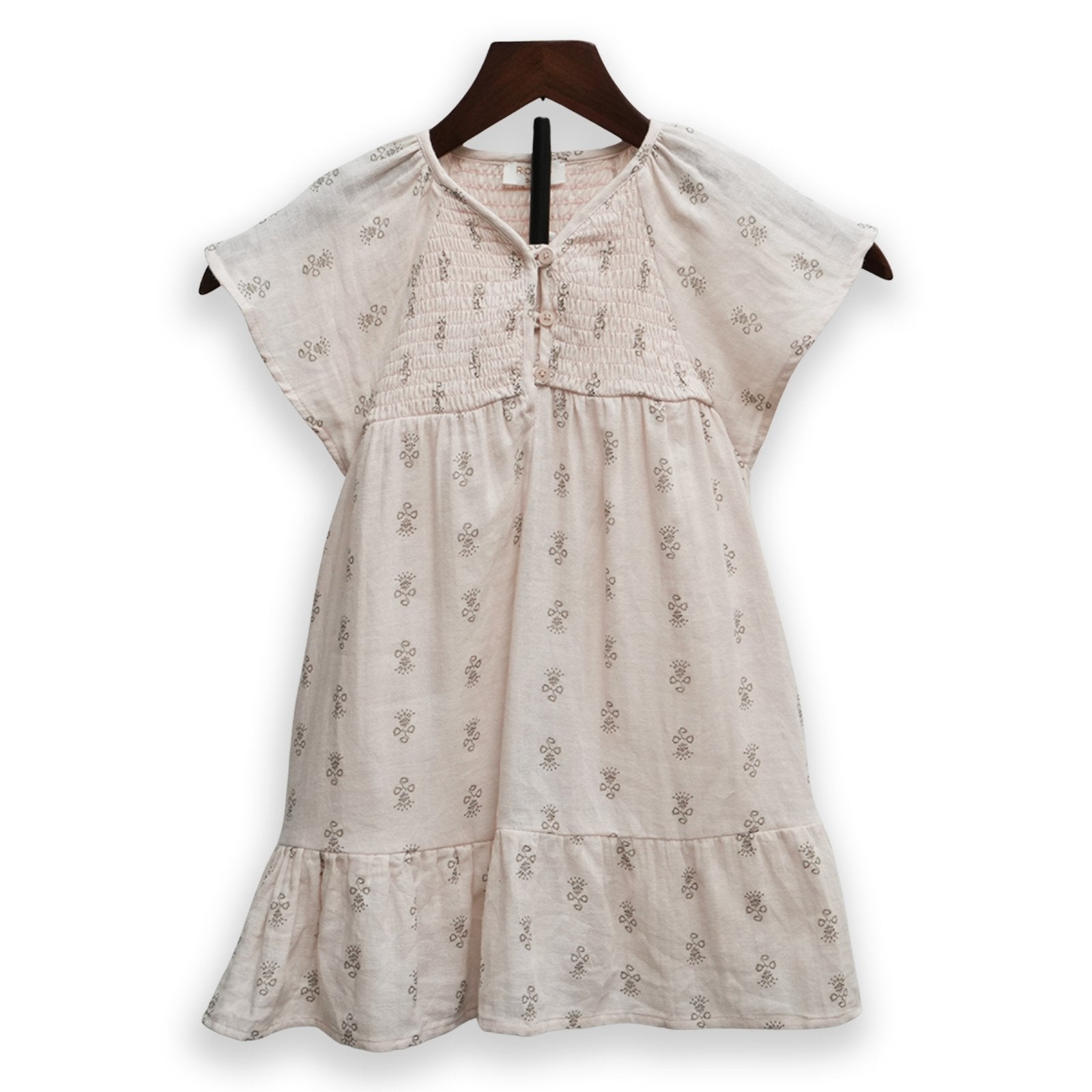 Dainty Floral Tiered Ruffle Dress