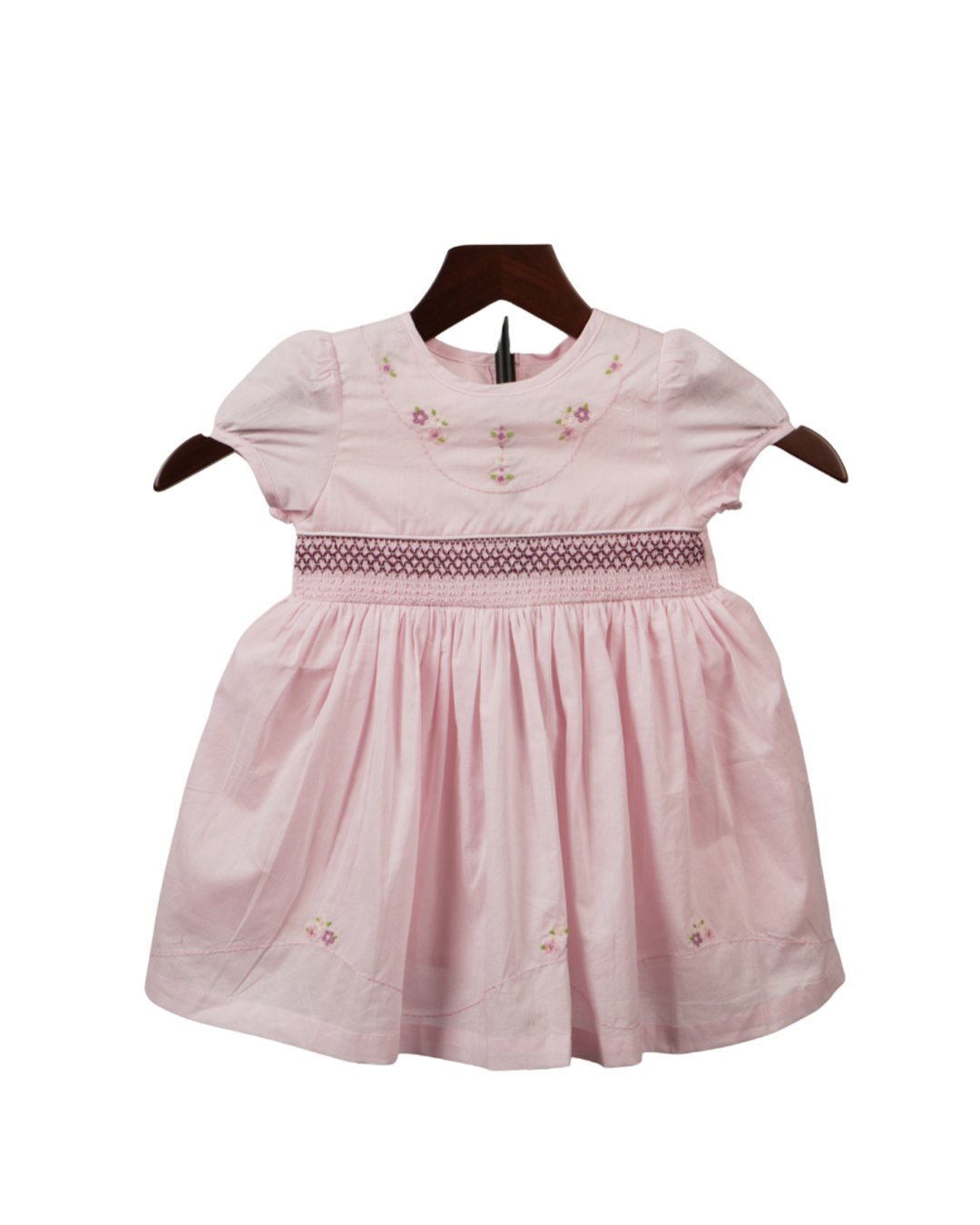 Pink Smocked Baby Dress