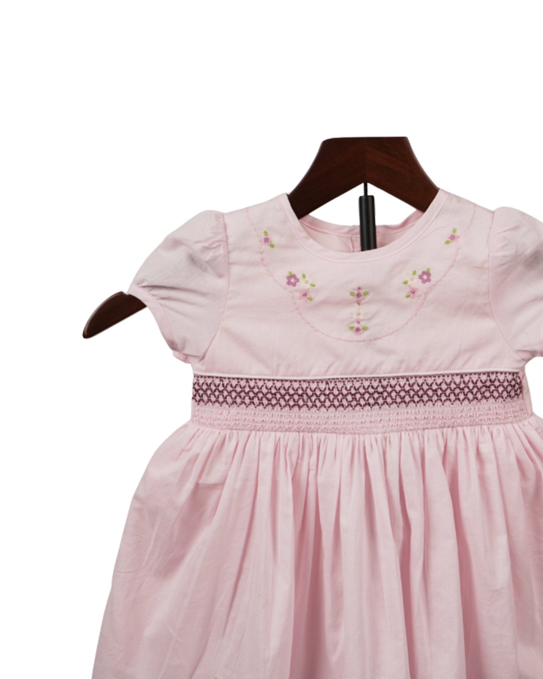 Pink Smocked Baby Dress
