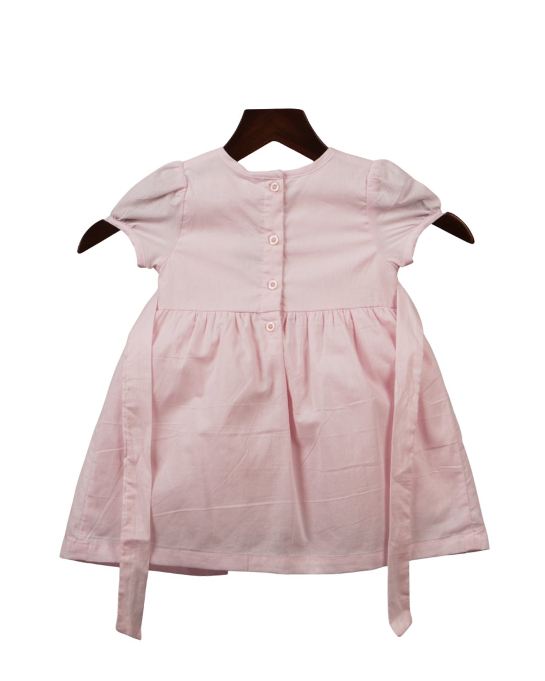Pink Smocked Baby Dress