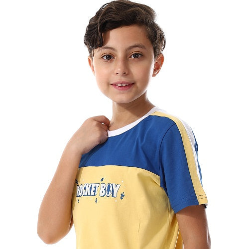 Boys Summer Pajama - Yellow