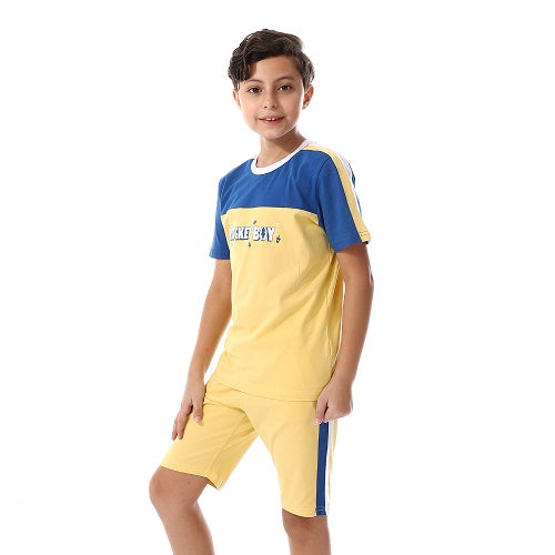 Boys Summer Pajama - Yellow