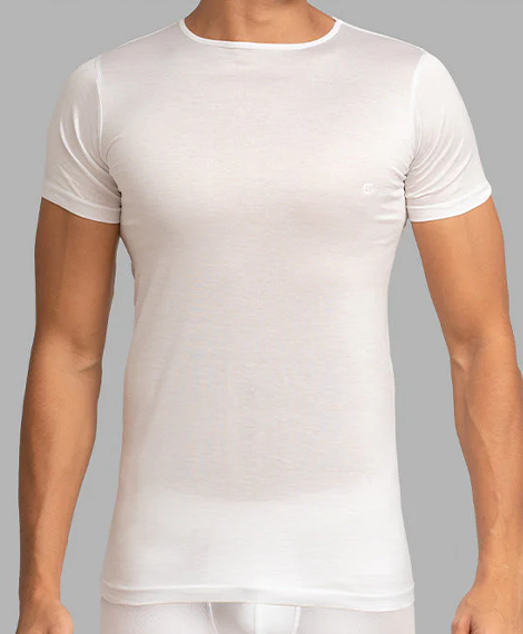 Undershirt O Mercerise White