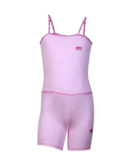 Heart Top Short Set For Girls Colored Random color