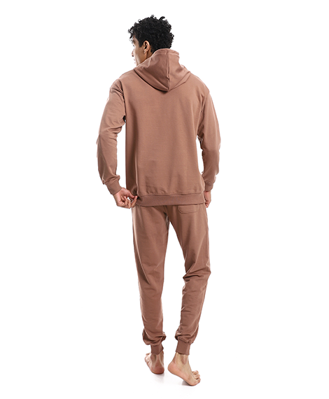 Mens Winter Pajamascasual and Comfortable - Brown