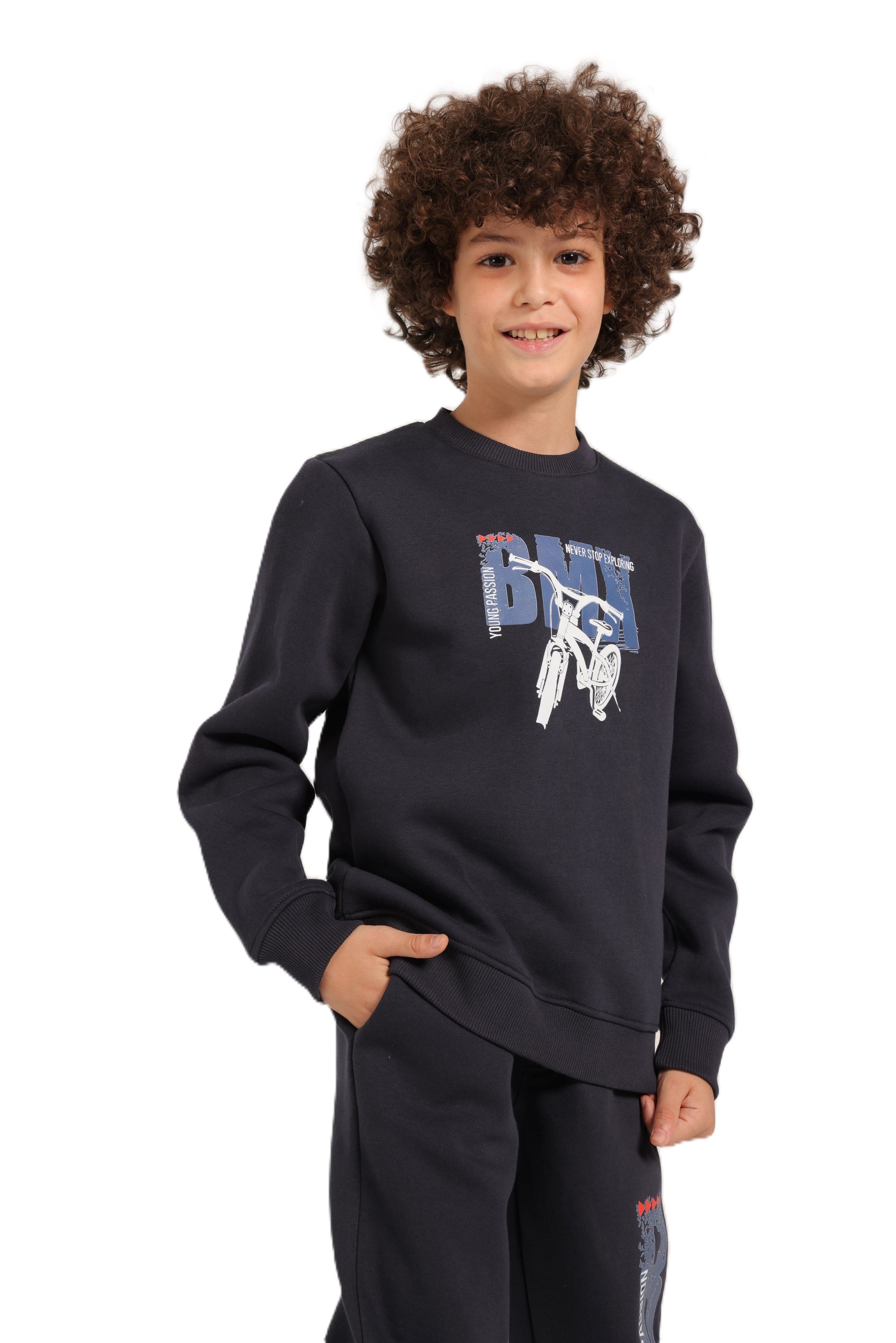 Boys Tracksuit – Graphic Sweatshirt & Joggers Set