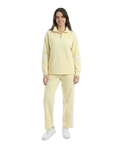 Women's Half-Zip Sporty Loungewear Set