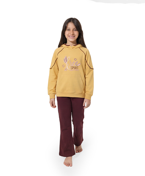 Girls' "Free Spirit" Charleston Loungewear Set