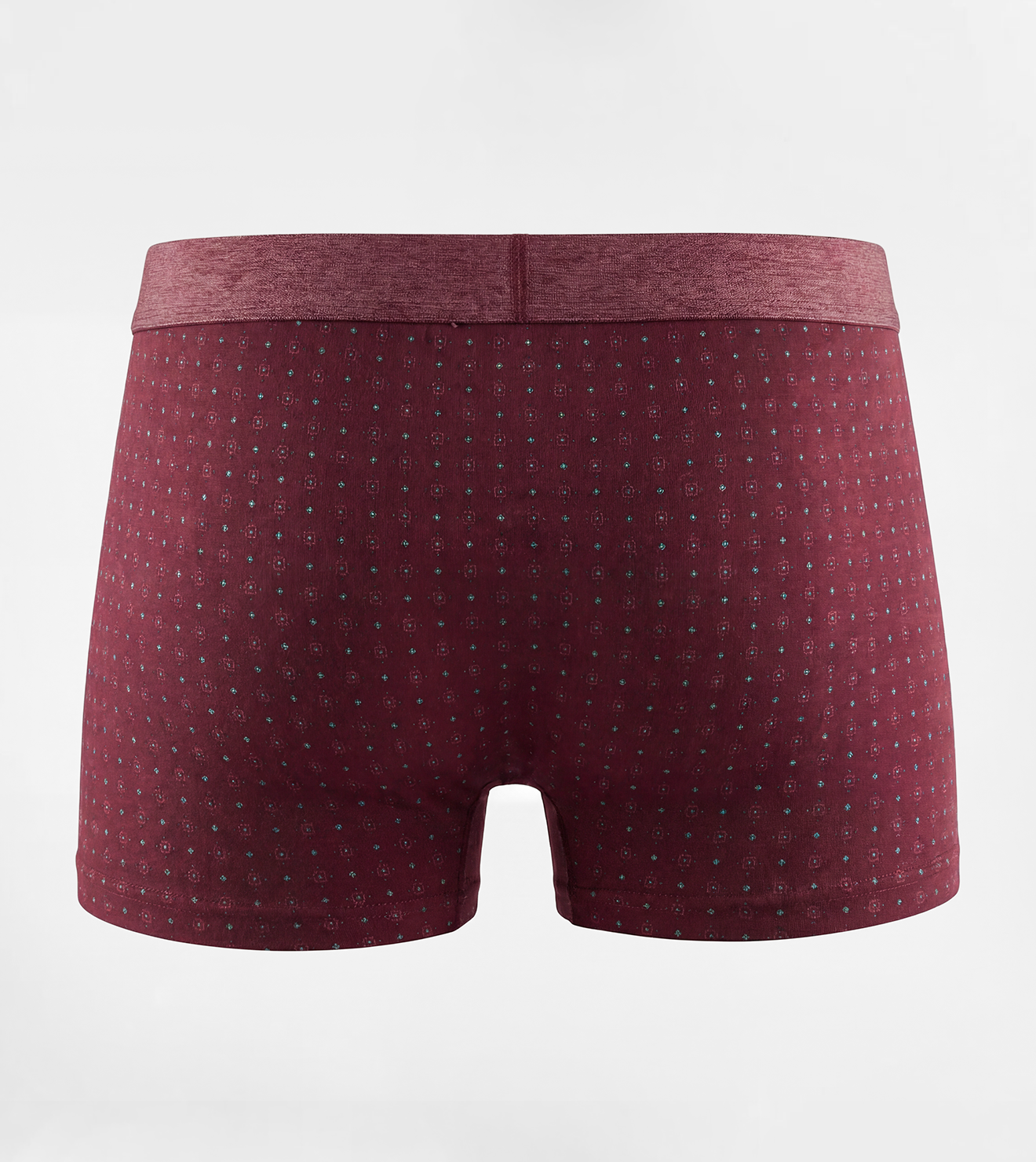 Men’s Printed Trunk Boxer - Red